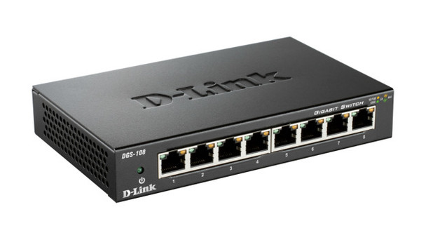Dlink-8-Port-Gigabit-Desktop-Switch-(Metal-Housing)-(DGS-108)-DGS-108-Rosman-Australia-1
