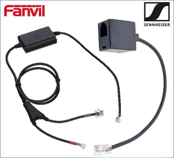 Fanvil-/-EPOS-l-Sennheiser-Electronic-Hook-Switch-(EHS)-Adapter---Inc-Fanvil-T-03--RJ9-Connector-Cable-EHSADAPTOR-Rosman-Australia-1