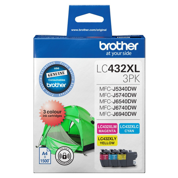 Brother-LC432xl-Colour-Value-Pack-1xcyan-1x-Magenta-1x-Yellow-LC-432XL-3PKS-Rosman-Australia-1