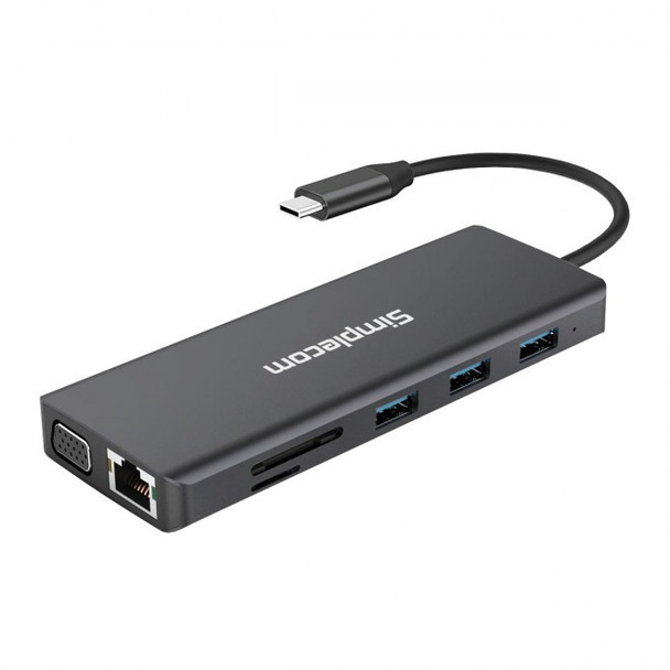 Simplecom-CHN612-USB-C-12-in-1-Multiport-Docking-Station-Dual-HDMI-+-VGA-Triple-Display-Gigabit-LAN-CHN612-Rosman-Australia-1