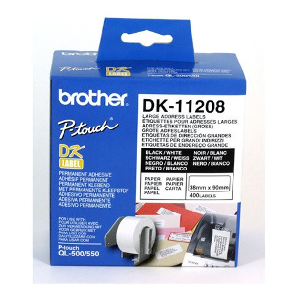 Brother-White-StandardLarge-Address-Label-38mmX90mm,400-per-roll-DK-11208-Rosman-Australia-1