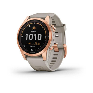 Garmin Fenix 7s Pro Sapphire Solar Edition Soft Gold With Light Sand Band :  Target