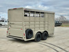 2024 CIRCLE D 6 X 16 LIVESTOCK TRAILER