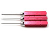 Dynamite 2904 Machined Hex Driver Metric Set (Red)