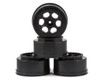 DE Racing Trinidad SCT Wheels Slash Rear/ 4x4/ Blitz/ SC6 (Black) DER-TS4-RB