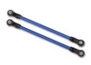 Traxxas 8145X Rear Lower Suspension Links (for use with #8140X TRX-4 Long Arm Lift Kit) (Blue) (2)