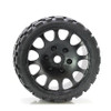 Power Hobby 1131R Scorpion Belted Monster Truck Wheels/Tires (pr.), Pre-mounted, Race Soft Compound 17mm Hex