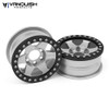 Vanquish 07764 Method MR310 1.9 Beadlock Crawler Wheels (Clear/Black) (2)