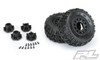 Pro-Line 1190-10 Trencher X SC 2.2/3.0 Tires w/Raid Wheels (Black) (2) (M2) w/ 12mm Removable Hex