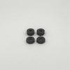 1RC Racing 5533 Black 3D Printed Wheel Covers, 1/18 Sprint