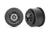 Traxxas 9473 Weld Gloss Black Wheels, Rear, Drag Slash