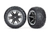 Traxxas 6768X Anaconda 2.8" Pre-Mounted Tires w/ Black/Chrome RTX Wheels (2wd Rear) (2)