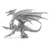 Metal Earth ICONX Silver Dragon