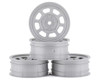 DE Racing DER-DSB-AFS Speedway Buggy Wheels for Associated B6 / Customworks 4 / Front / SILVER / 4pcs