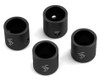 Samix SCX-6 Aluminum Driveshaft Cups (Black) (4)