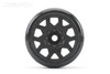 Jetko Super Sonic 1/8 SGT 3.8 Tires Mounted on Black Claw Rims, Medium Soft, Belted, 12mm (For Traxxas Hoss) (2)