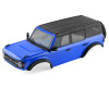 Traxxas 9211A Velocity Blue Ford Bronco 2021 Body, Complete (Requires #8080X Inner Fenders)