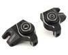 Samix SCX-6 7075 Aluminum Steering Knuckle Set (Black)