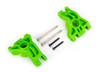 Traxxas 9050G Extreme Heavy Duty Rear Stub Axle Carriers, Green (for use with #9080 upgrade kit)
