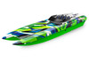 Traxxas DCB M41 Widebody 40" Catamaran High Performance 6S Race Boat w/ TQi 2.4GHz Radio & TSM (Green/Blue) 2022