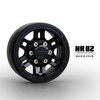 Gmade NR02 1.9" Beadlock Wheels Black (2)