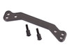 Traxxas 9546A Draglink, steering, 6061-T6 aluminum (dark titanium-anodized)/ 3x14mm SS (2)