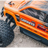 Arrma 1/10 GRANITE 4X2 BOOST MEGA 550 Brushed Monster Truck RTR with Battery & Charger, Orange