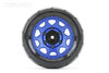 Jetko 1/10 ST 2.8 EX-Super Sonic Tires Mounted on Blue Claw Rims, Medium Soft, Glued, 17mm