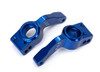 Traxxas 6455 Aluminum Rear Axle Carrier Set (Blue), XO-1