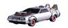 Aoshima Back To The Future 1/43 Pullback DELOREAN from PART 3& Rail road Model Kit