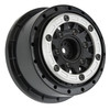 Proline 2811-03 1/10 Raid Bead-Loc Fr/Rr 2.2"/3.0" 12 & 14mm SC Wheels (2) Silvr/Blk