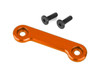 Traxxas 9617T Wing washer, 6061-T6 aluminum (orange-anodized) (1)/ 4x12mm FCS (2)