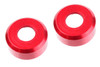 Team Corally HDA Suspension Arm Insert, Outer, Spacer 1.5mm, Aluminum, Red (2pcs)