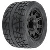 Proline 1020-610 1/8 Menace HP BELTED Fr/Rr 3.8" MT Tires Mounted 17mm Black Raid