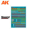 AK Interactive Doozy 1/24 Fuel Signs Decals