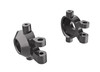 Traxxas 9737-GRAY Steering blocks, 6061-T6 aluminum (dark titanium-anodized)