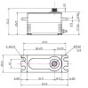 Reefs RC 299LP Special Edition Purple High Speed High Torque Low Profile Brushless Servo .0.57/313 @ 8.4V