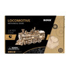 ROKR Locomotive Mechanical Gears 3D Wooden Puzzle LK701
