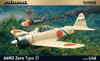 Eduard 82212 1/48 WWII A6M2 Zero Type 21 IJN Fighter (Profi-Pack Plastic Kit)