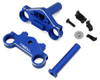 Treal Hobby Promoto CNC Aluminum Triple Clamp Set (Blue)