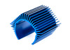Traxxas 3362-BLUE Heat sink, low profile, Velineon 1200XL (aluminum, blue-anodized)