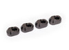 Traxxas 7743-GRAY Suspension pin retainer, 6061-T6 aluminum (gray-anodized) (4)