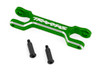 Traxxas 7879-GRN Drag link, 6061-T6 aluminum (green-anodized)