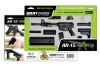 GoatGuns AR15 "Charky" 1:3 Scale Miniature Toy Model Build Kit- Black