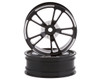 SSD RC V Spoke Aluminum Front 2.2 Drag Racing Wheels (Black)