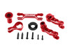 Traxxas 7746-RED Steering bellcranks /draglink (red-anodized) (fits X-Maxx)