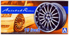 Aoshima 1/24 AMISTAD Rotino 19inch Model Car Wheels