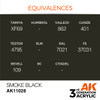 AK Interactive 3G Acrylic Smoke Black 17ml