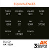 AK Interactive 3G Acrylic Black 17ml