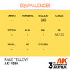 AK Interactive 3G Acrylic Pale Yellow 17ml